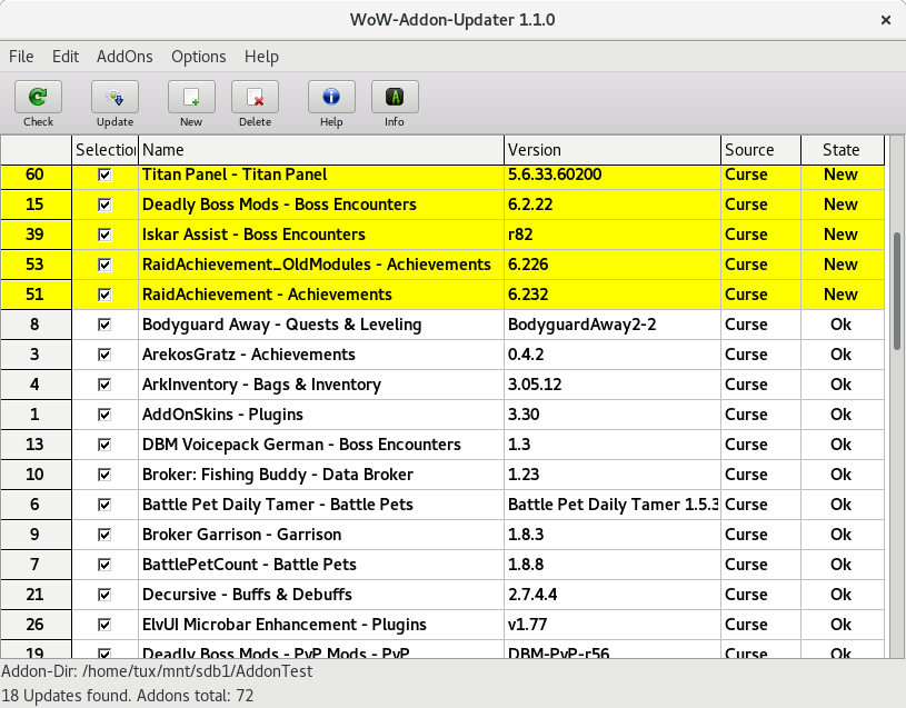 WoW-Addon-Updater - Arch 01